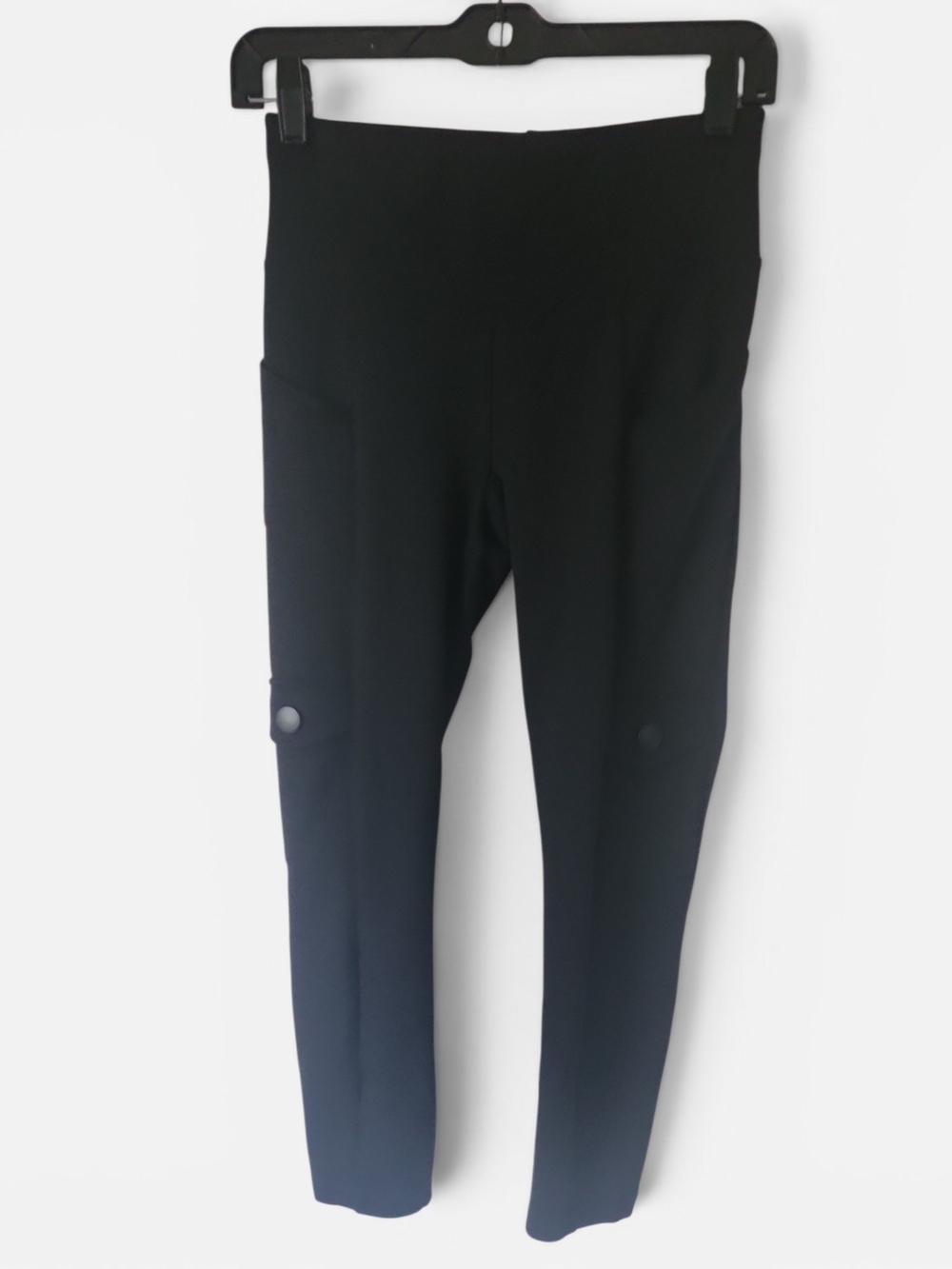 CAbi Women's Black ATC 3/4 Cargo Leggings Size XS NWOT